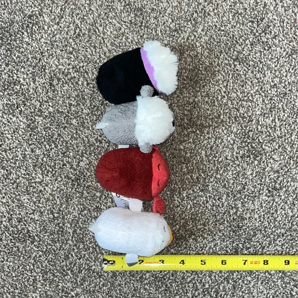 Disney Tsum Tsum Little Mermaid Ursula Scuttle Sebastian Max Set of 4 Plush - Picture 14 of 14
